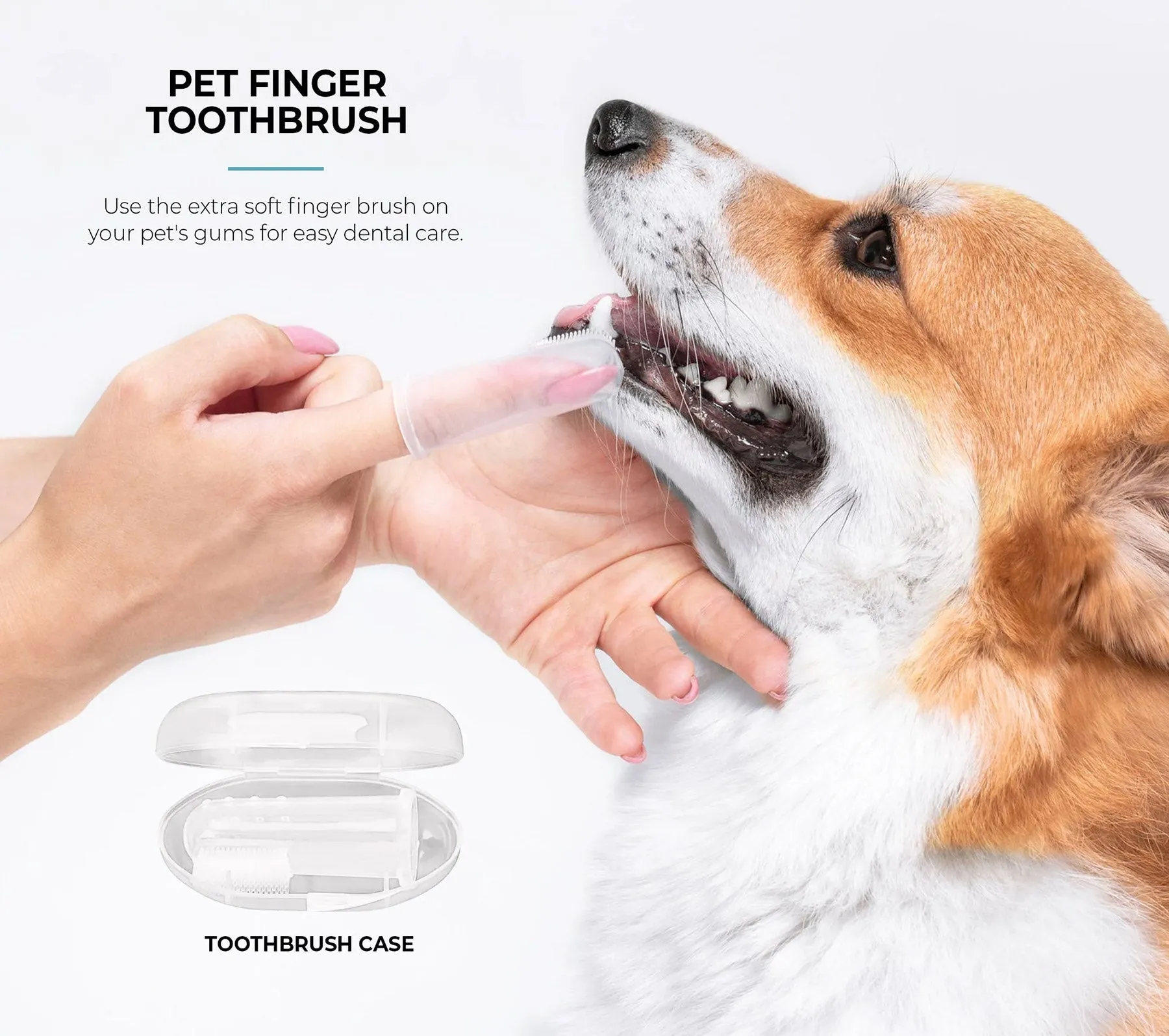 🐶 Deluxe 5-Piece Dog Grooming Kit – De-Shedding Brush, Nail Grinder, Wipes & More