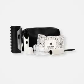 🐶 Deluxe 5-Piece Dog Grooming Kit – De-Shedding Brush, Nail Grinder, Wipes & More
