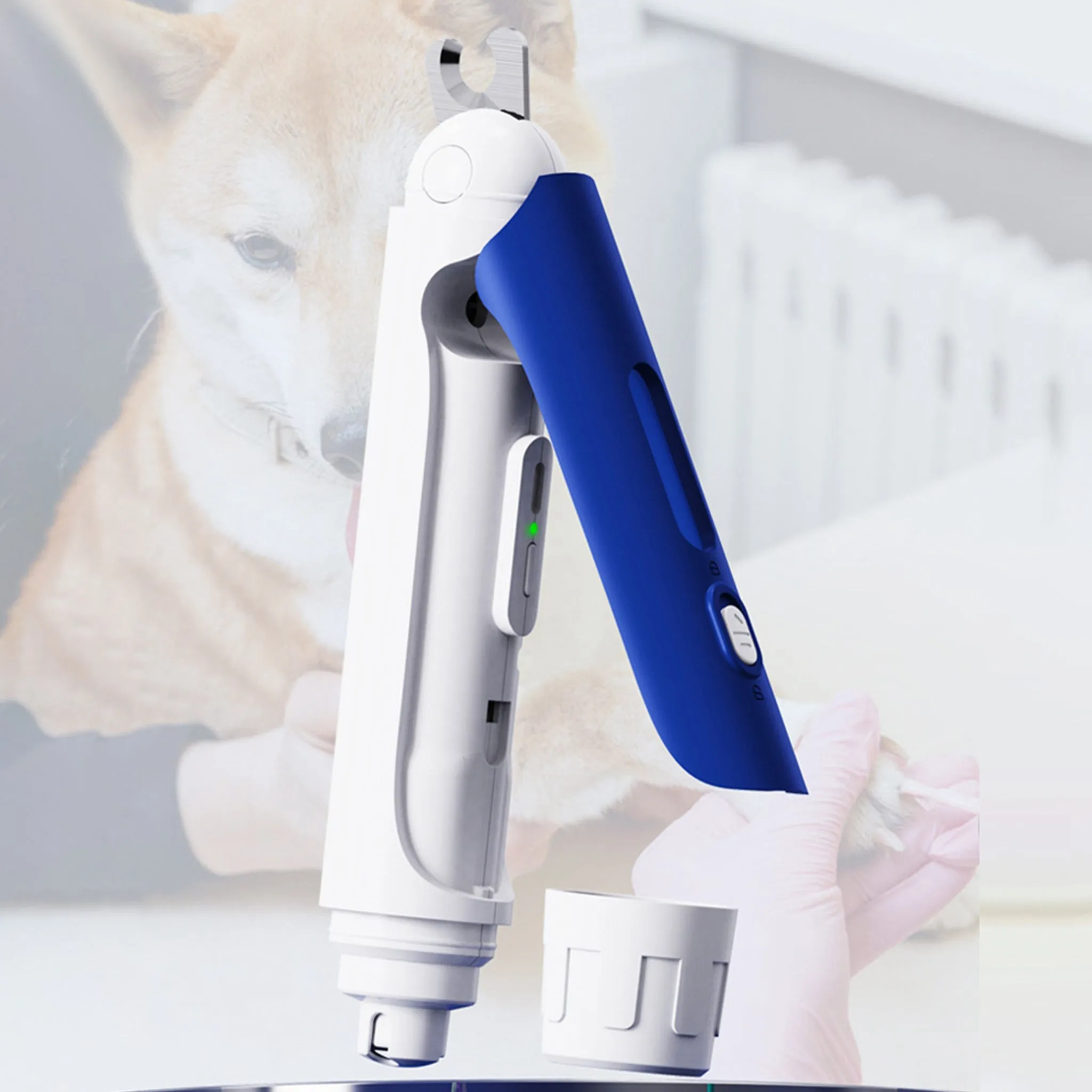 2 in 1 Electric Pet Nail Grinder & Trimmer