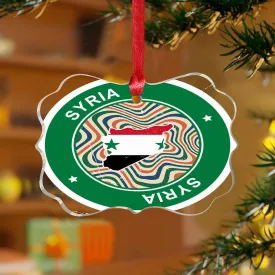 3" Acrylic Christmas Ornaments 2024 Decorative Hanging Ornaments Bauble Christmas Tree Decorations Flag Sports Bar Party Events Keepsake Transparent Disc Stocking Name Tag