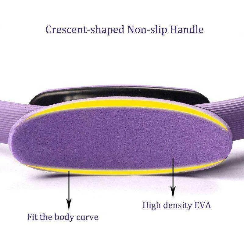 Aesthetic Professional Pilates Ring Double Handle Yoga Hoop