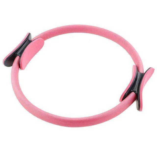 Aesthetic Professional Pilates Ring Double Handle Yoga Hoop