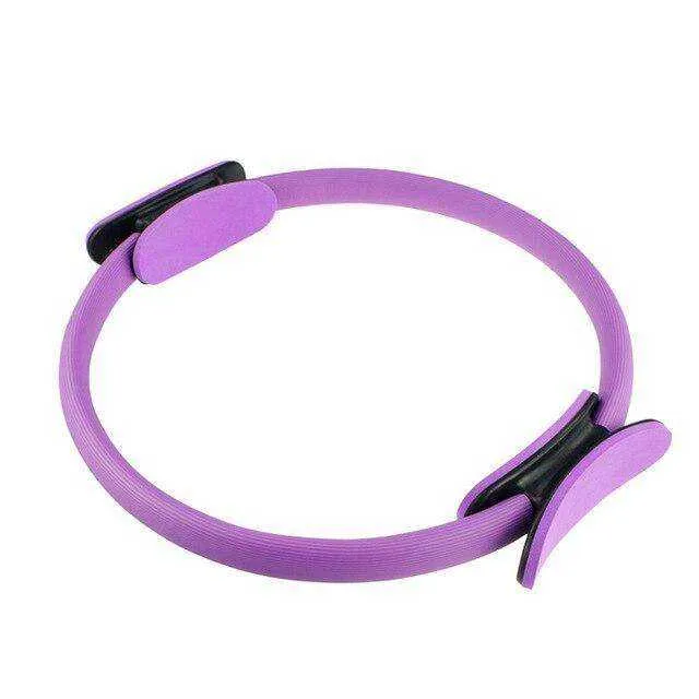 Aesthetic Professional Pilates Ring Double Handle Yoga Hoop