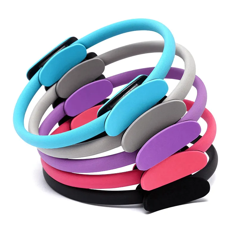 Aesthetic Professional Pilates Ring Double Handle Yoga Hoop