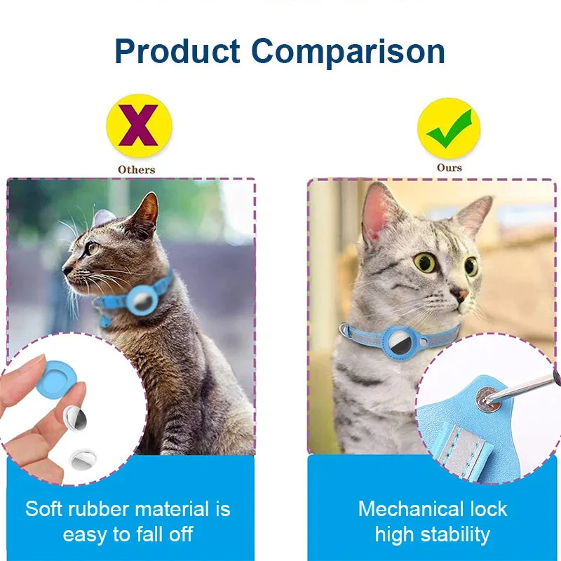 Airtag GPS Tracker Protective Case With Bell For Pets