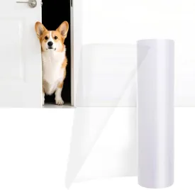 Cat Scratch Protector Tape 20x300cm Self-Adhesive Furniture Guard for Sofa Doors Walls - Anti Pet Damage Transparent