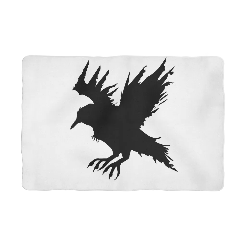 Crow Sublimation Pet Blanket