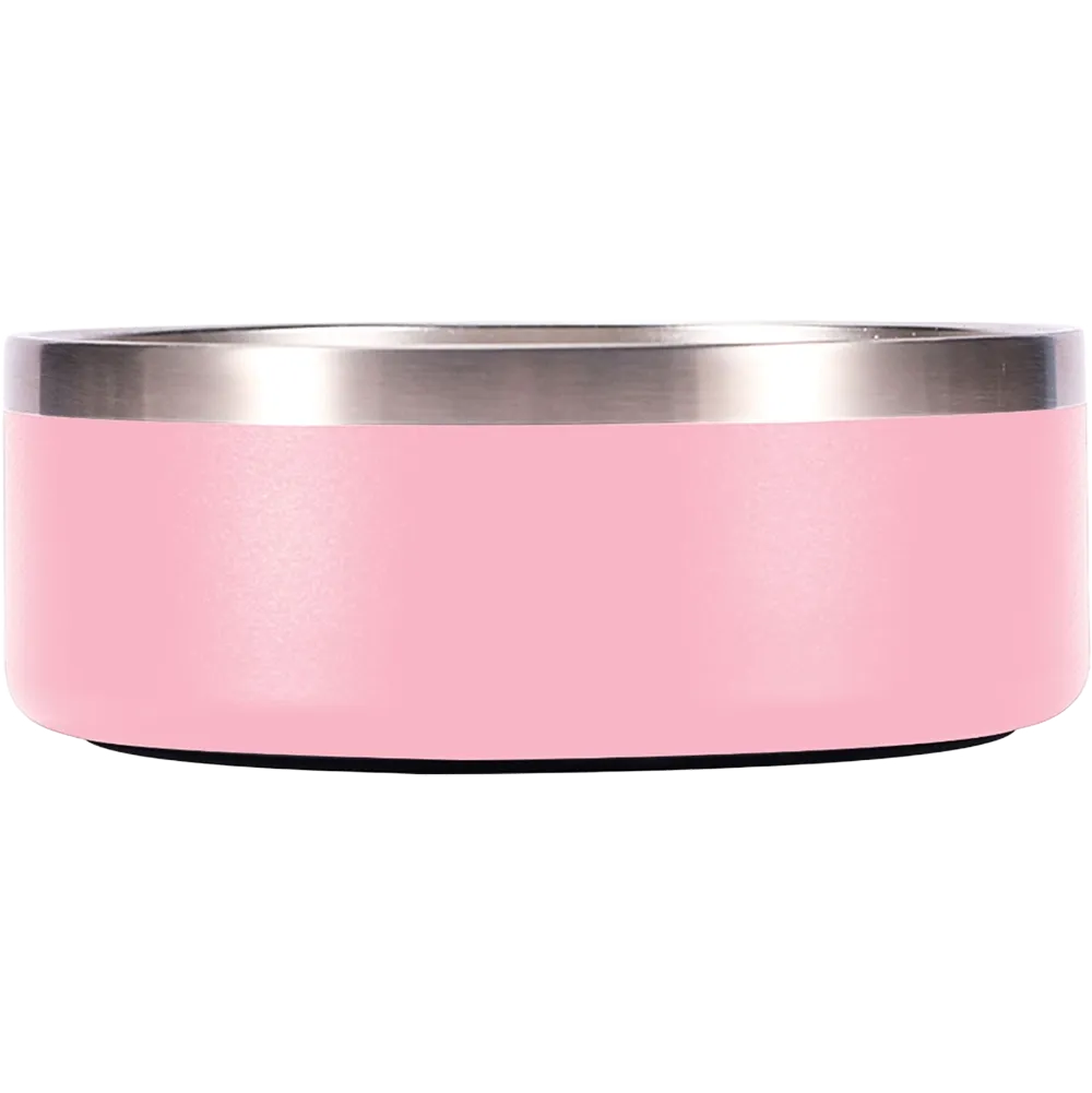 Custom Laser engraved Pet Bowl - 32oz - 4 Cup & Pet ID Tag
