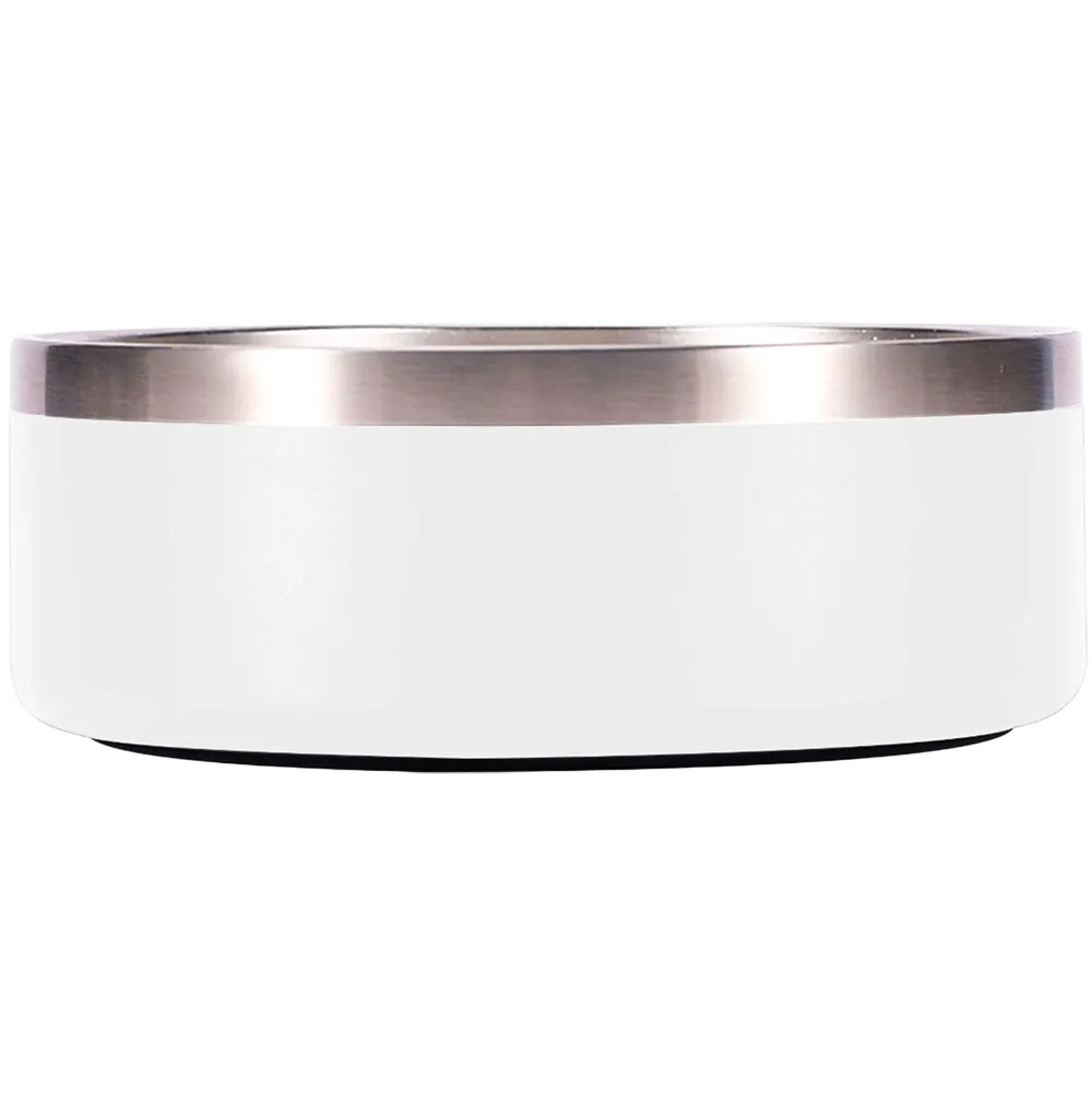 Custom Laser engraved Pet Bowl - 32oz - 4 Cup & Pet ID Tag