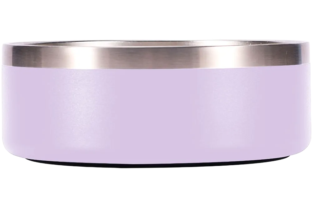 Custom Laser engraved Pet Bowl - 32oz - 4 Cup & Pet ID Tag