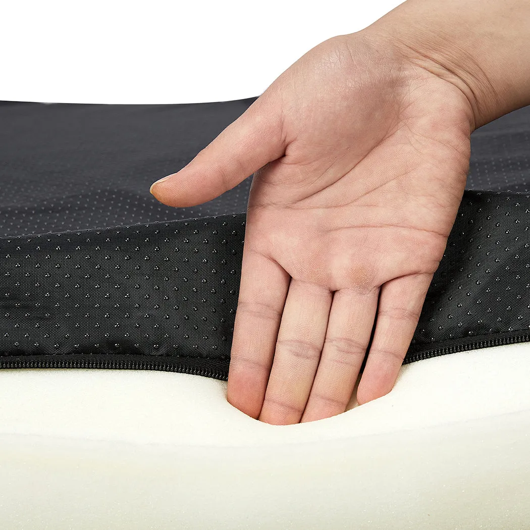 Dog Calming Bed Pet Cat Washable Removable Cover Orthopedic Memory Foam - S