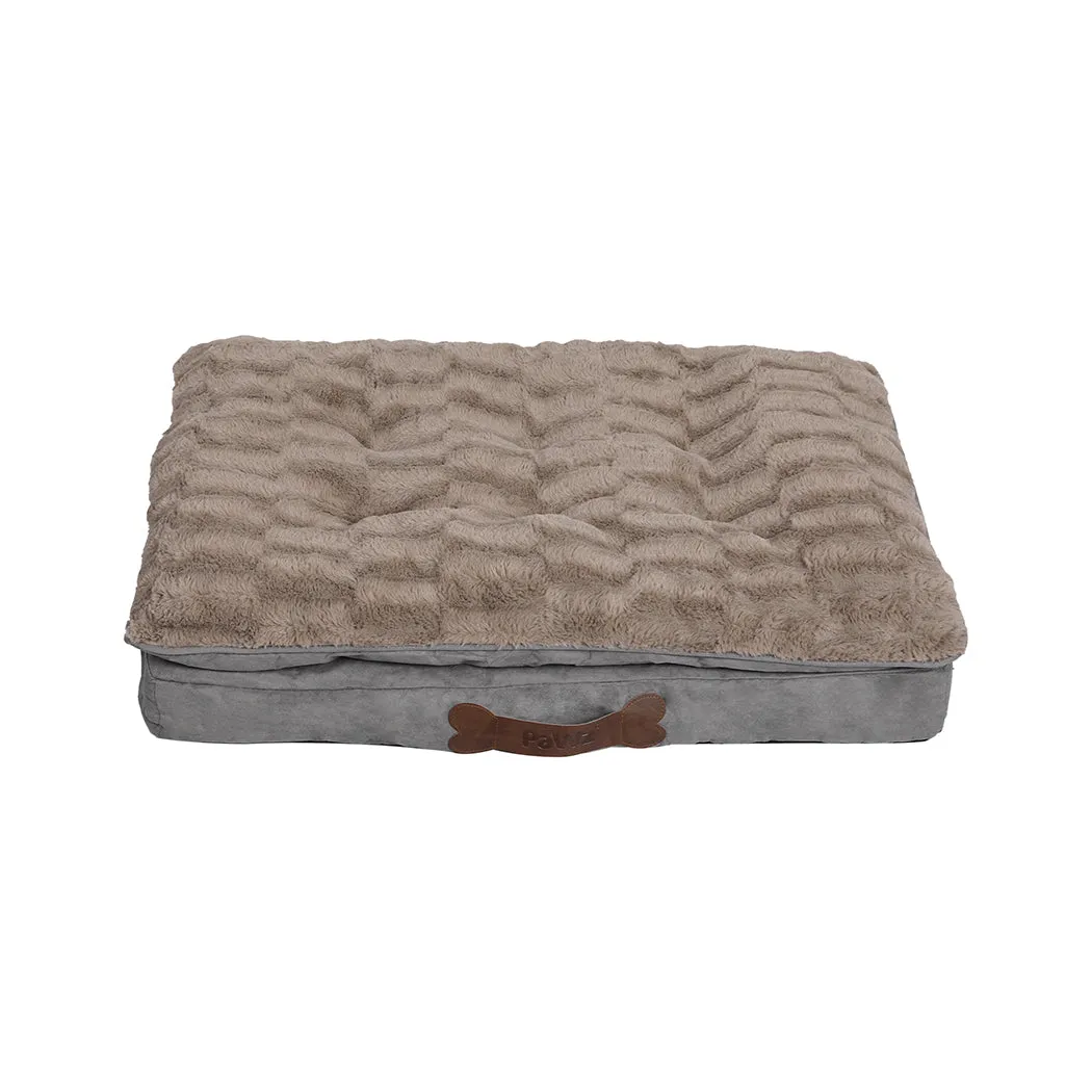 Dog Calming Bed Pet Cat Washable Removable Cover Orthopedic Memory Foam - S