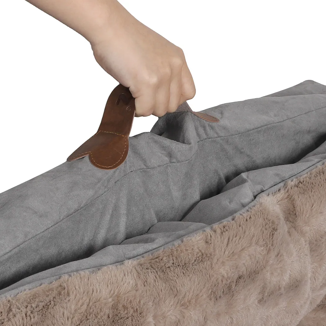 Dog Calming Bed Pet Cat Washable Removable Cover Orthopedic Memory Foam - S