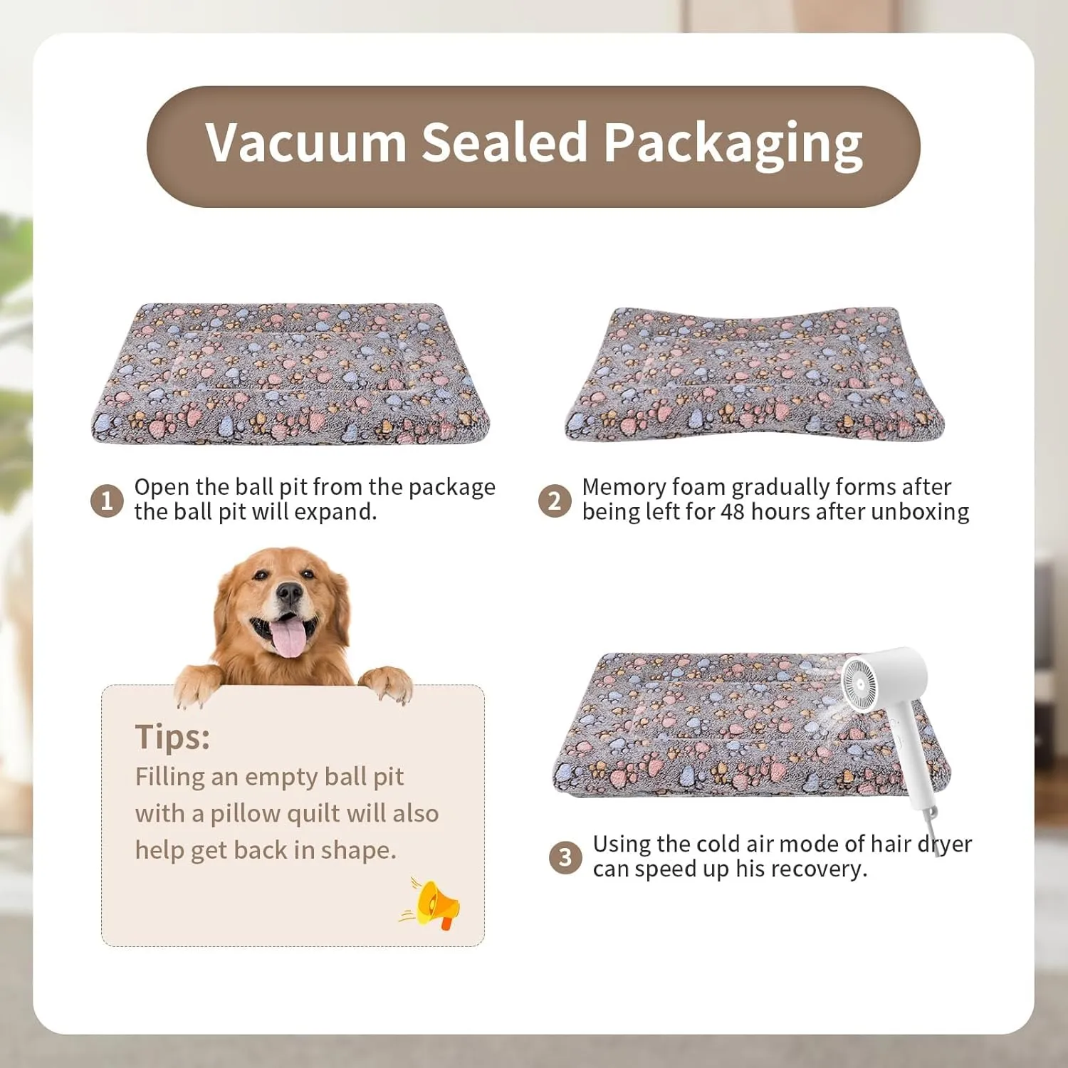 Dog Crate Mats Bed for Medium Dogs, 30x20 Inch Short Plush Pet Mat, 1.6-inch Thick Thin Kennel Pad, Machine Washable Ideal for 30-Inch Dog Crates
