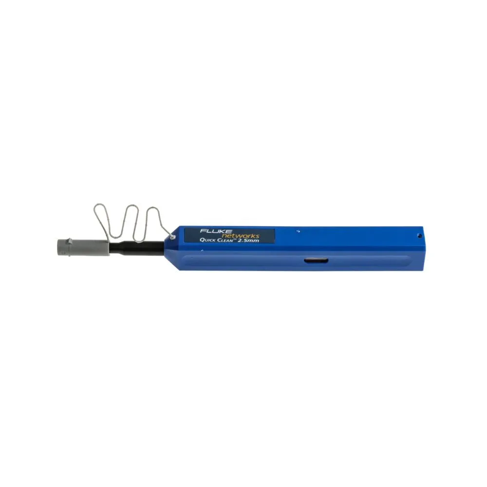 Fluke QUICKCLEAN-2.5-1P Quick Clean Cleaner, 2.5 MM Fiber, SC, ST, FC, E2000, Single