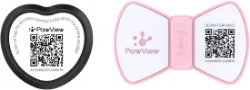 Heart-Shaped & Bow Tie Slide On Dog Tags Personalized for Pets, NFC & QR Code Pet Tag, Silent Silicone Cat ID Tag - Scan Alert | Instant Location | Pet Profile | Pet APP Control