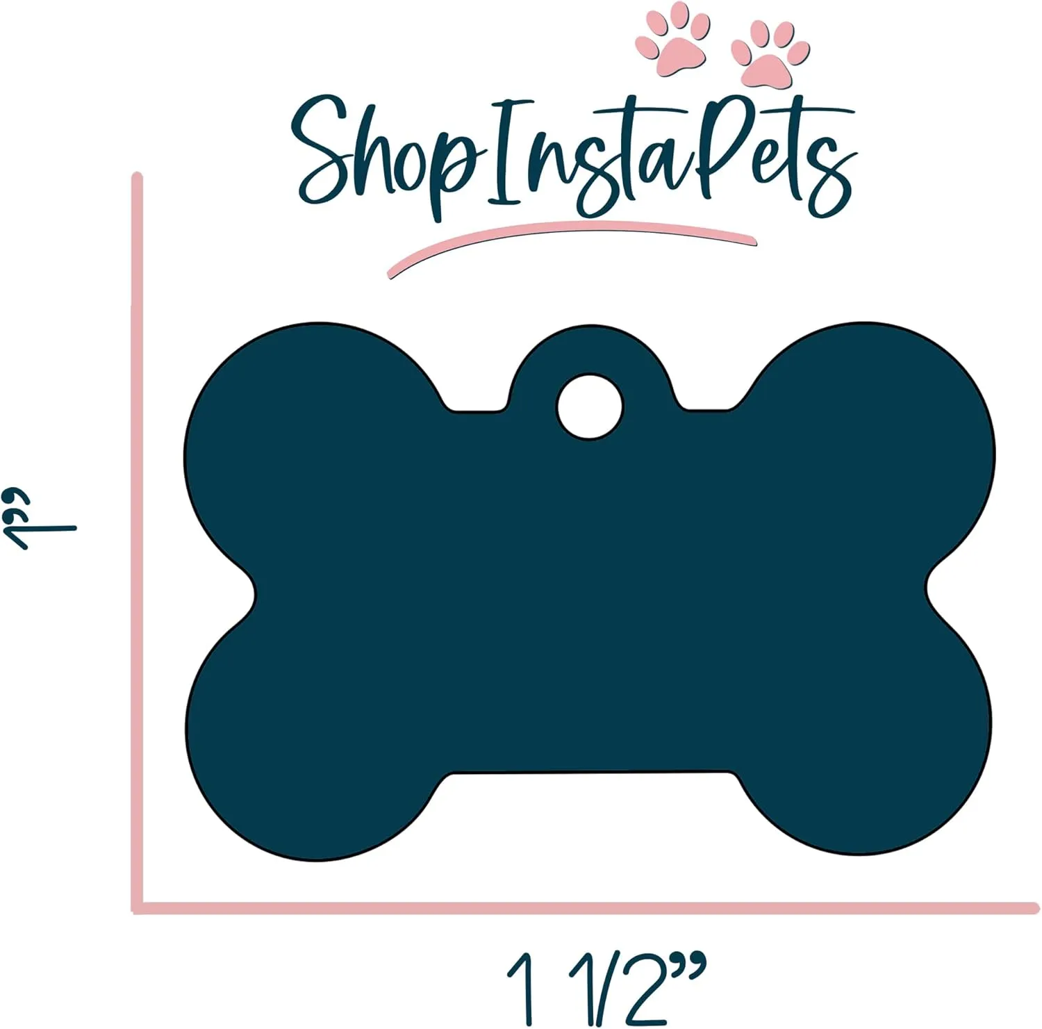 I Know I'm Cute But You Can't Have Me Custom Double Sided Pet Id Dog Tag Personalized for Your Pet (Purple, Bone Shaped)