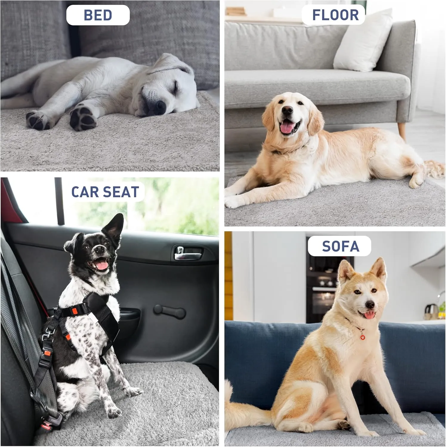 Kritter Planet Waterproof Sofa Blanket for Dogs, Pee Proof Reversible Couch Cover, Liquid Proof Furniture Protector, Washable, Hair Resistant, Stain Proof