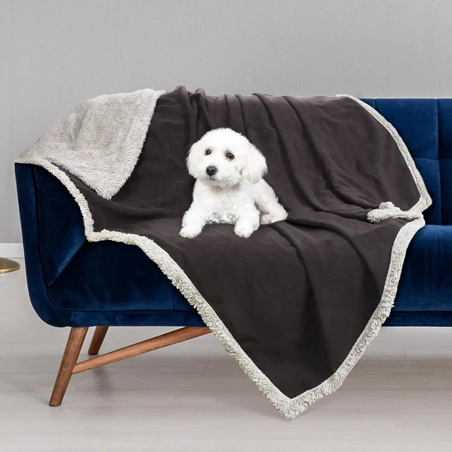 Kritter Planet Waterproof Sofa Blanket for Dogs, Pee Proof Reversible Couch Cover, Liquid Proof Furniture Protector, Washable, Hair Resistant, Stain Proof