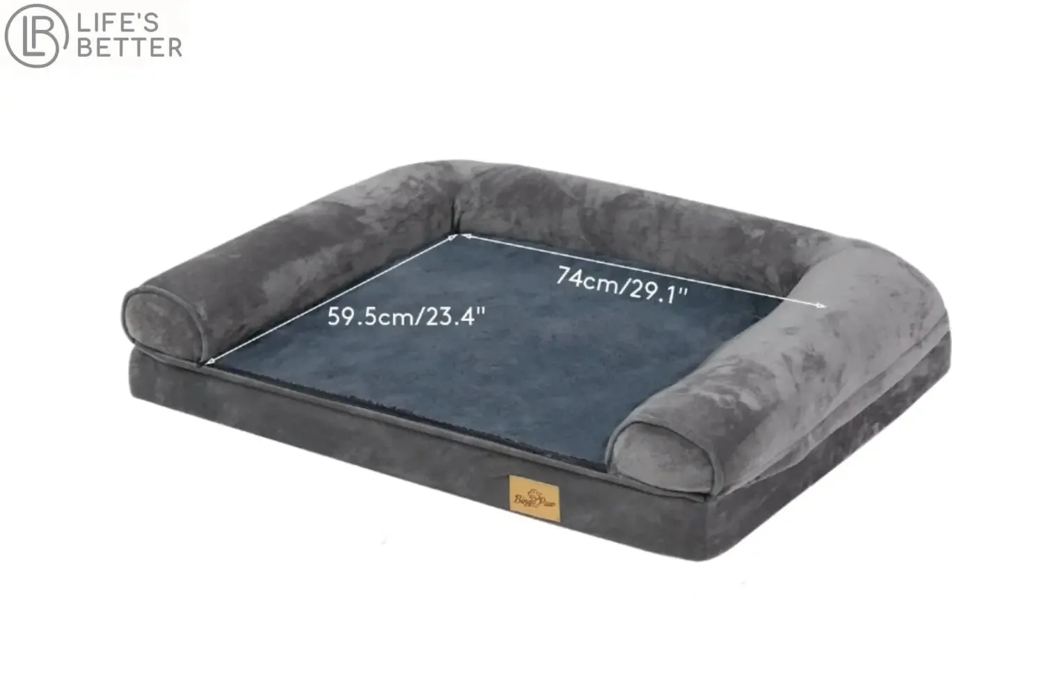 Luxurious Extra Large Orthopedic Soft Sponge Foam Dog Bed