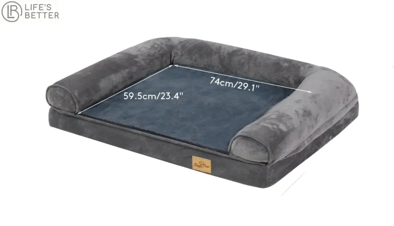 Luxurious Extra Large Orthopedic Soft Sponge Foam Dog Bed