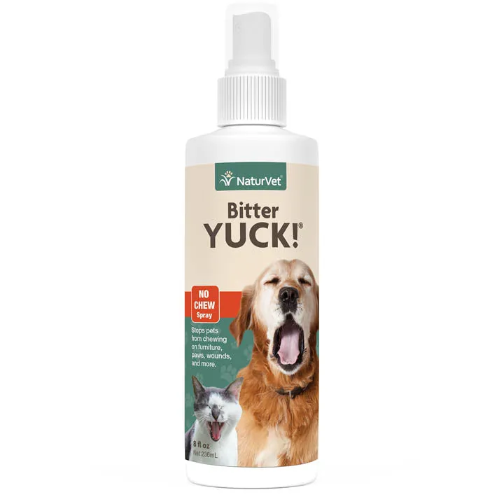 Naturvet Bitter Yuck! No Chew Spray Cat and Dog Training Aids - 8 oz Bottle