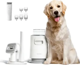 Neakasa by neabot P0 Pro Dog Grooming Vacuum for Shedding, 6.6lbs Lightweight Portable Grooming Kit, Low Noise Dog Clippers, Pet Hair Remover for Cats