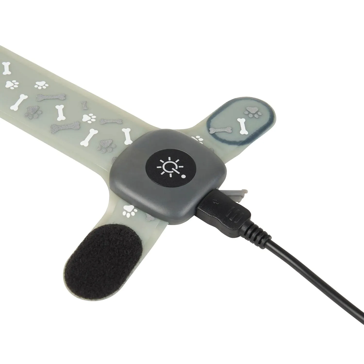 NiteDog Rechargeable LED Collar Cover, Disc-o Select