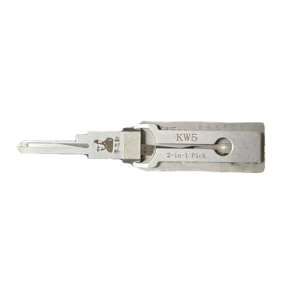 ORIGINAL LISHI - KW5 / 6-Pin - Kwikset Keyway Tool / 2-in-1 Pick & Decoder / AG