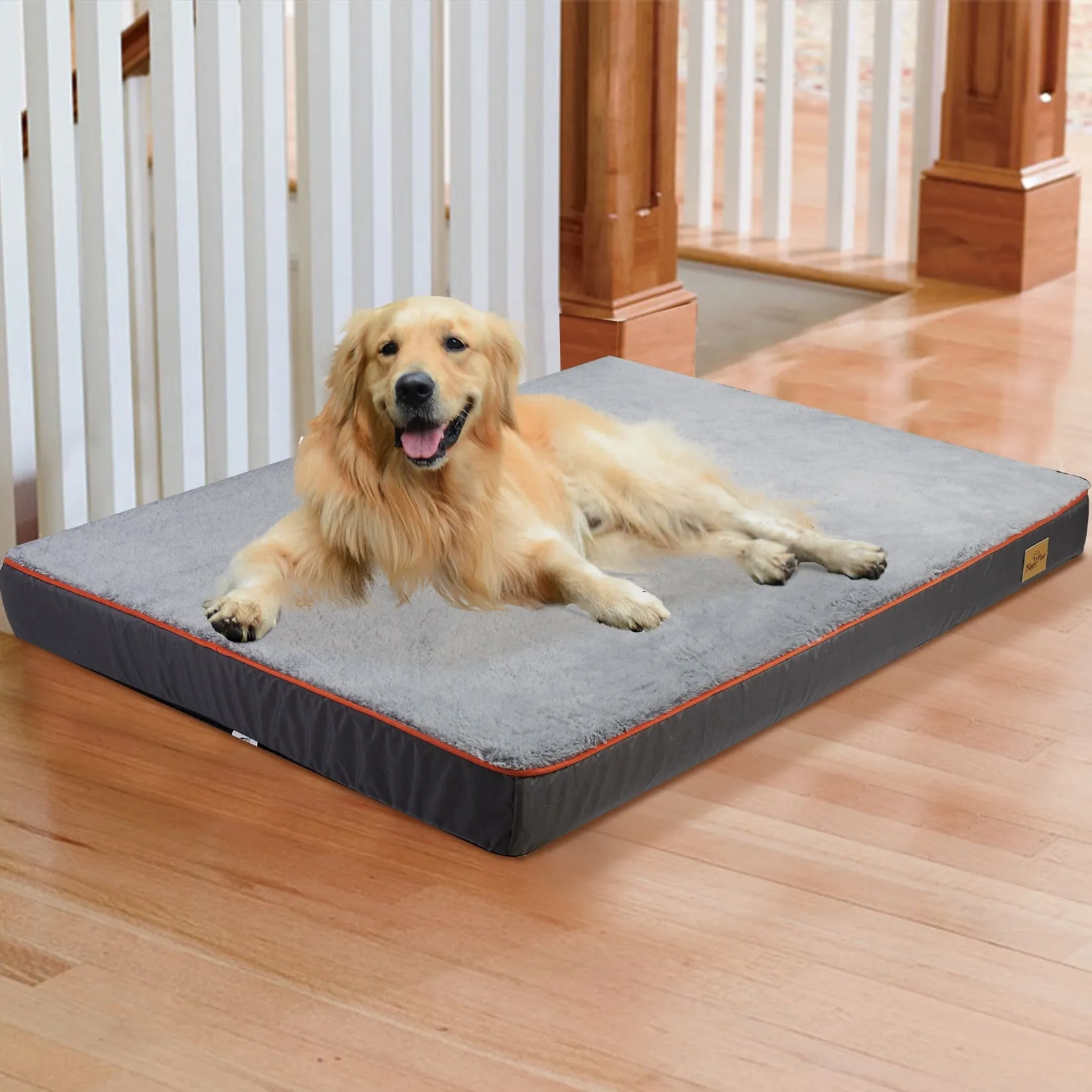 Orthopedic Dog Bed Kennel Memory Foam Waterproof Pet Bed with Removable Washable Cover Nonskid Bottom Joint Relief  XXL and XXXL Only Available FREE SHIPMENT