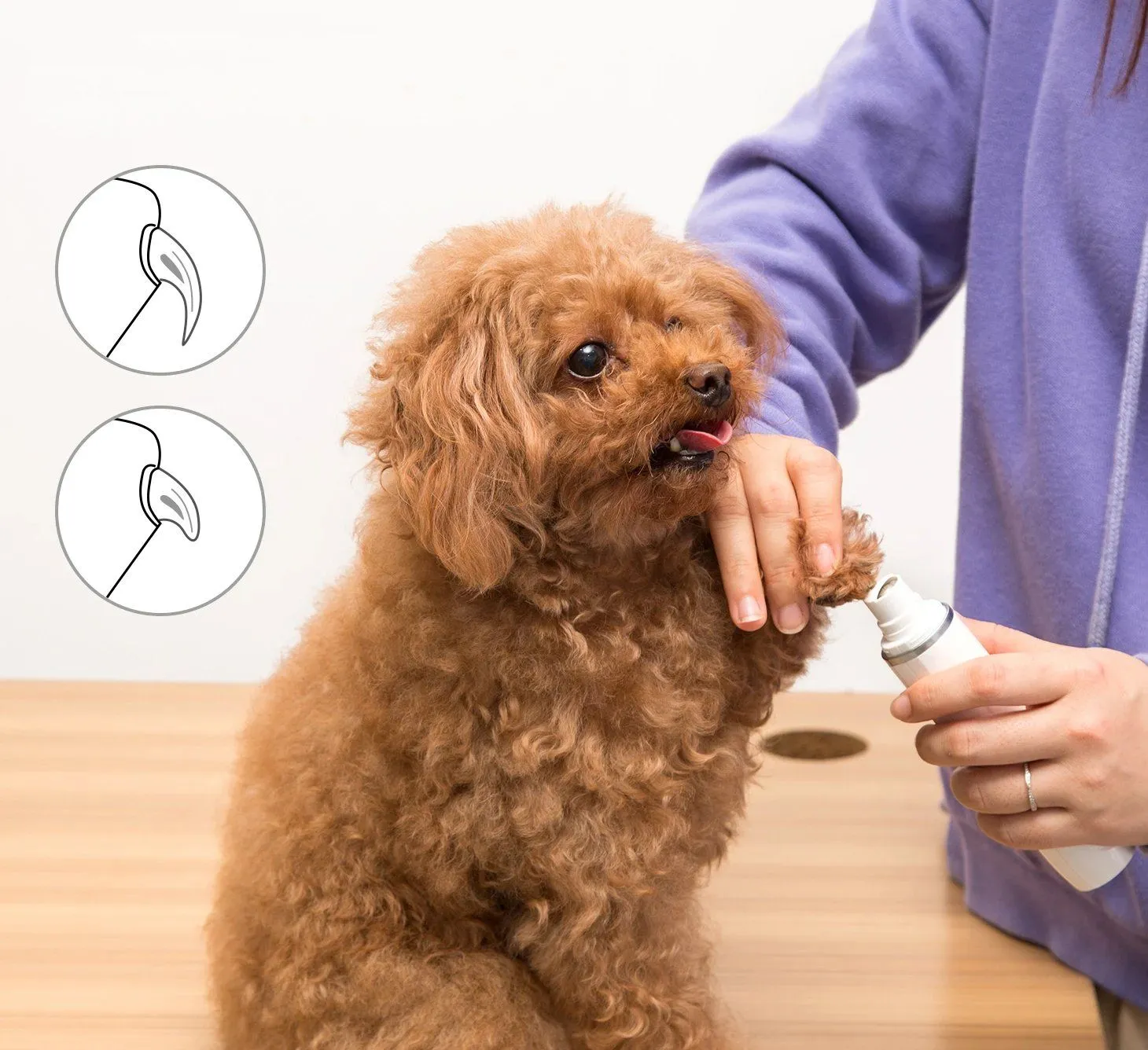 Ownpets Rechargeable Pet Nail Clipper Tool Kit