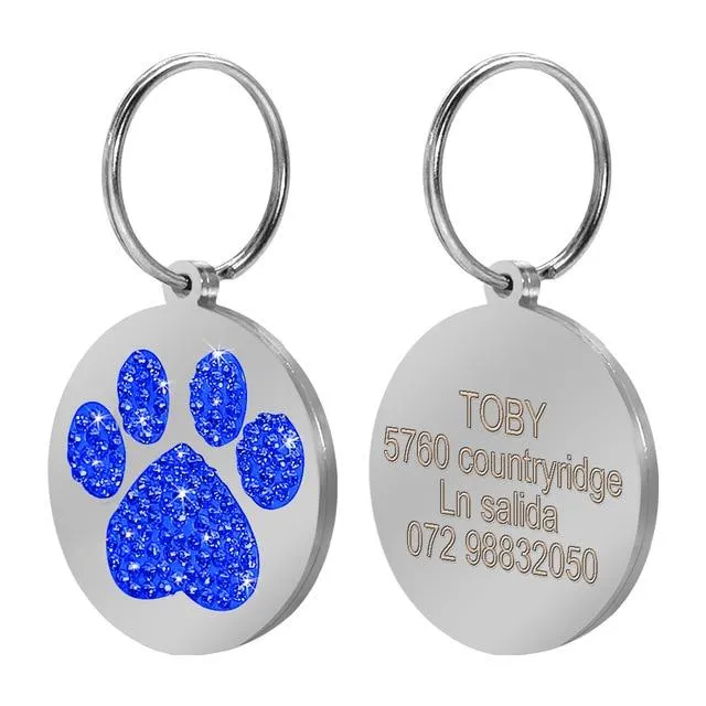 Personalised Engraved Pet ID Tag