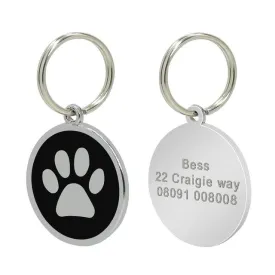 Personalised Engraved Pet ID Tag