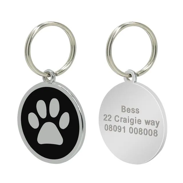 Personalised Engraved Pet ID Tag
