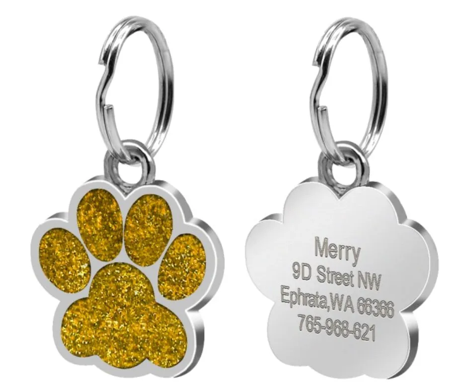 Personalised Engraved Pet ID Tag