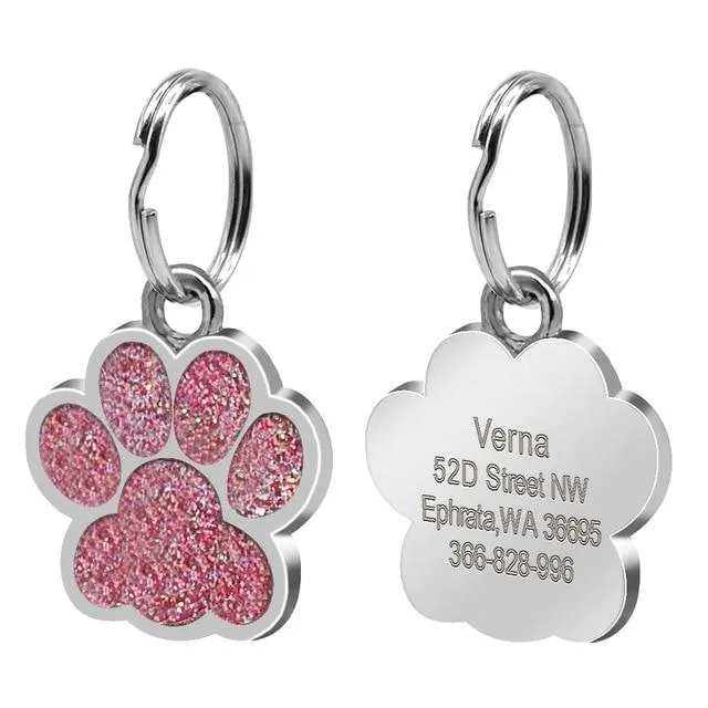 Personalised Engraved Pet ID Tag