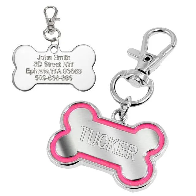 Personalised Engraved Pet ID Tag