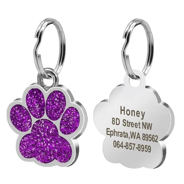 Personalised Engraved Pet ID Tag