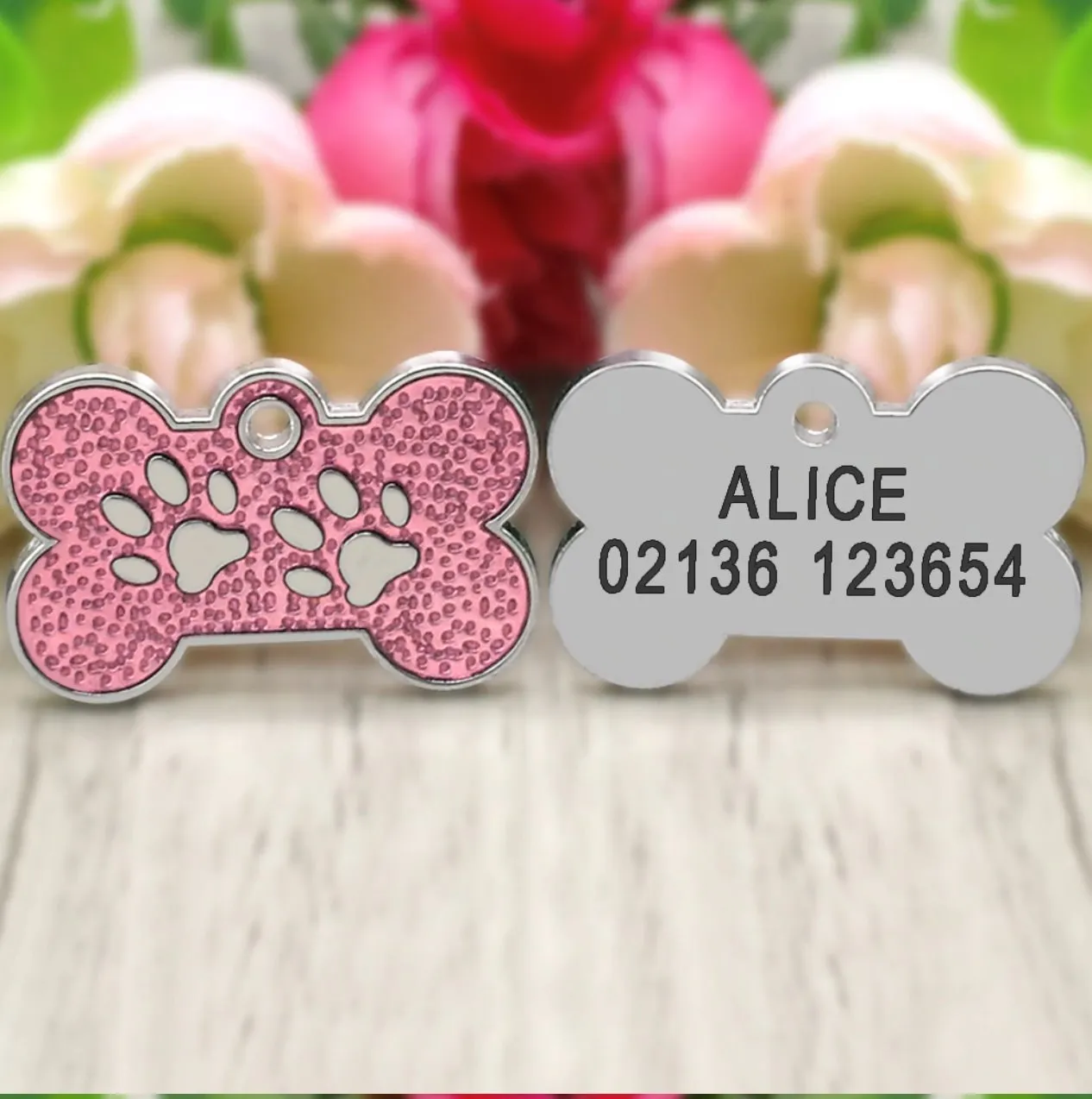 Personalised Engraved Pet ID Tag
