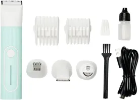 Pet Nail Grinder and Hair Clipper Set for Small and Medium Dogs - Electric Nail Clipper with 3 Cutter Heads and Nail Grinder - Dog Grooming Kit and Pet Supplies