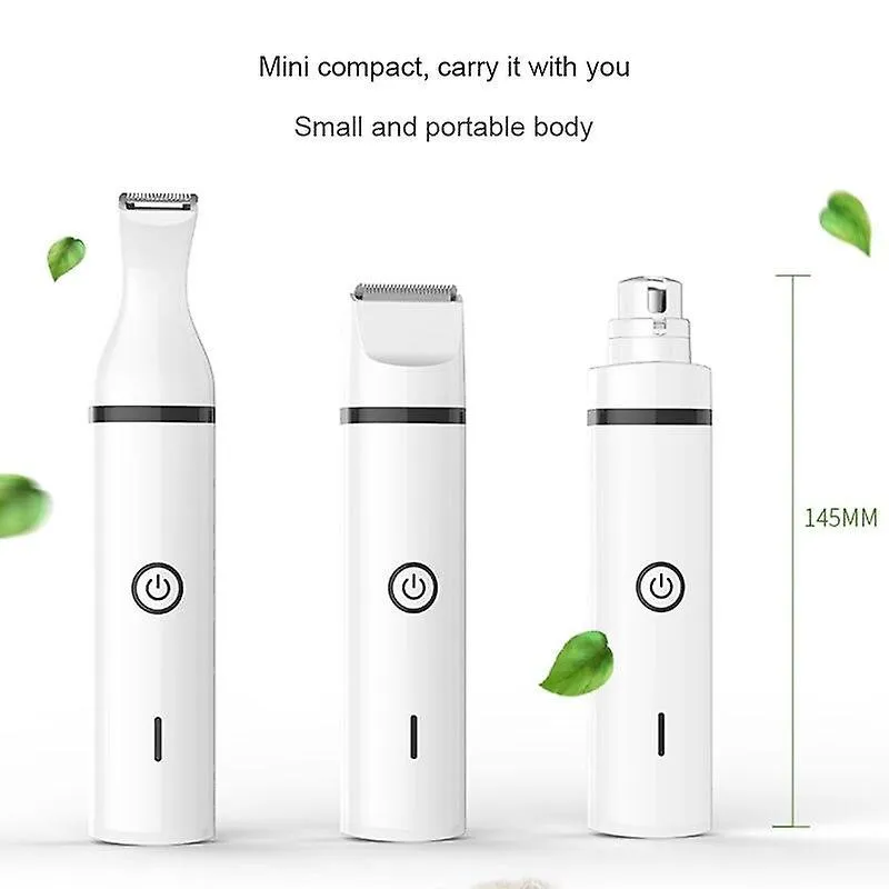 Pet nail tools usb rechargeable pet grooming tool multifunctional trimmer