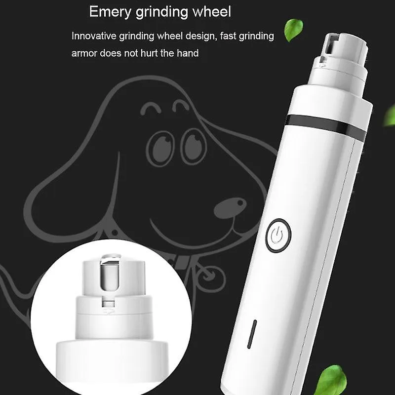 Pet nail tools usb rechargeable pet grooming tool multifunctional trimmer