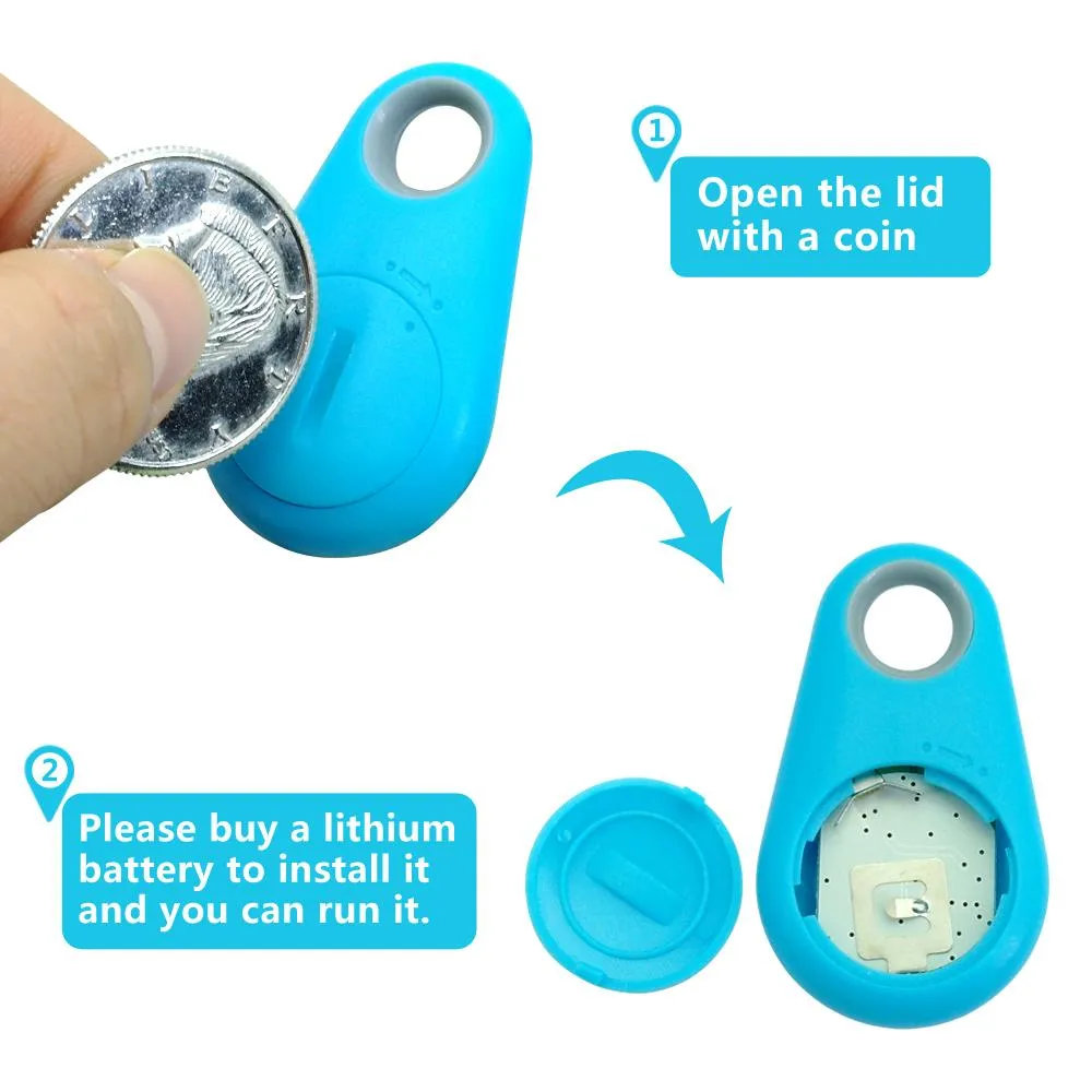Pet Smart GPS Tracker Mini Anti-Lost Waterproof Bluetooth Locator Tracer