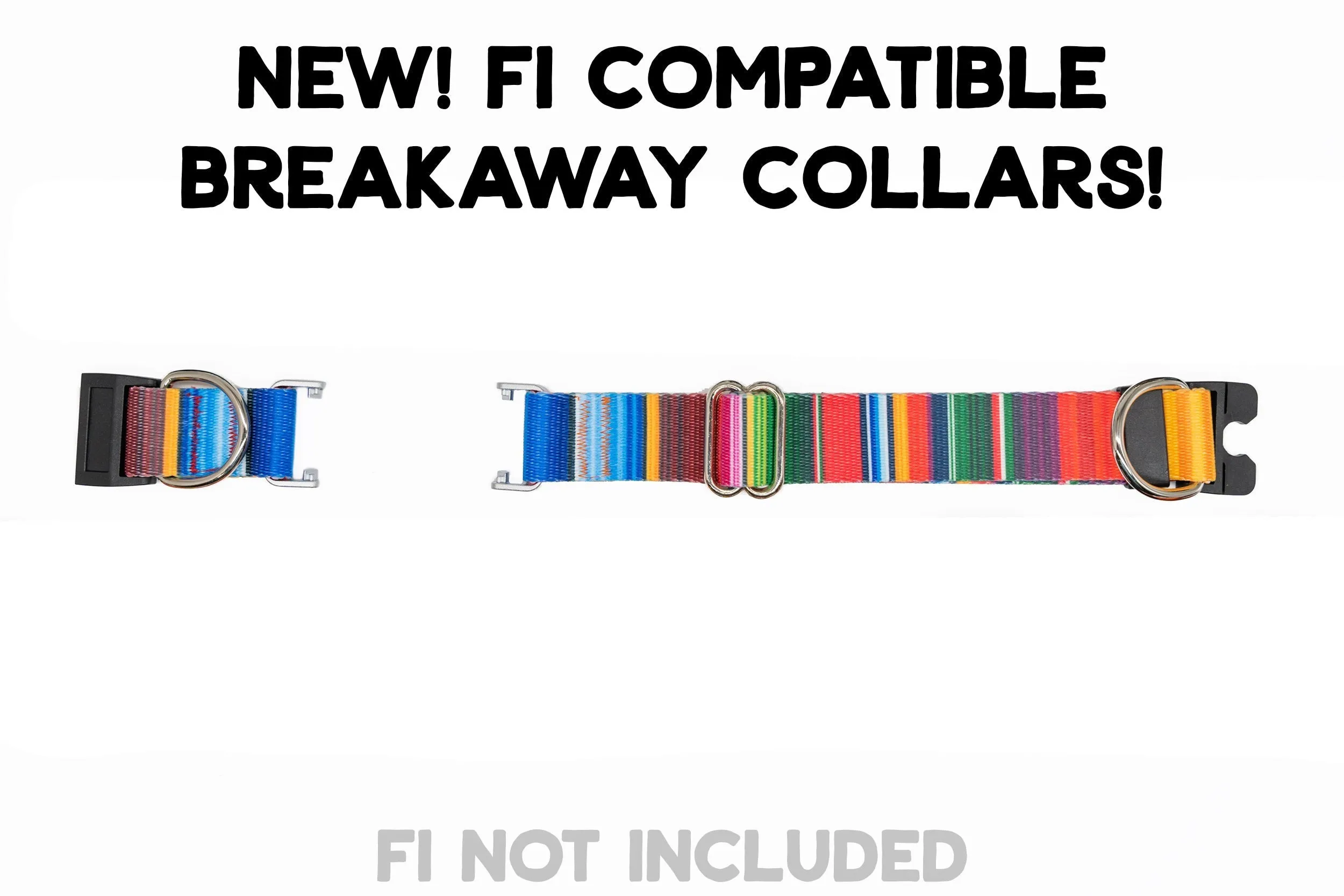 PRINTS - Fi Compatible BREAKAWAY Collars | 20  prints | without buckle | Series 3