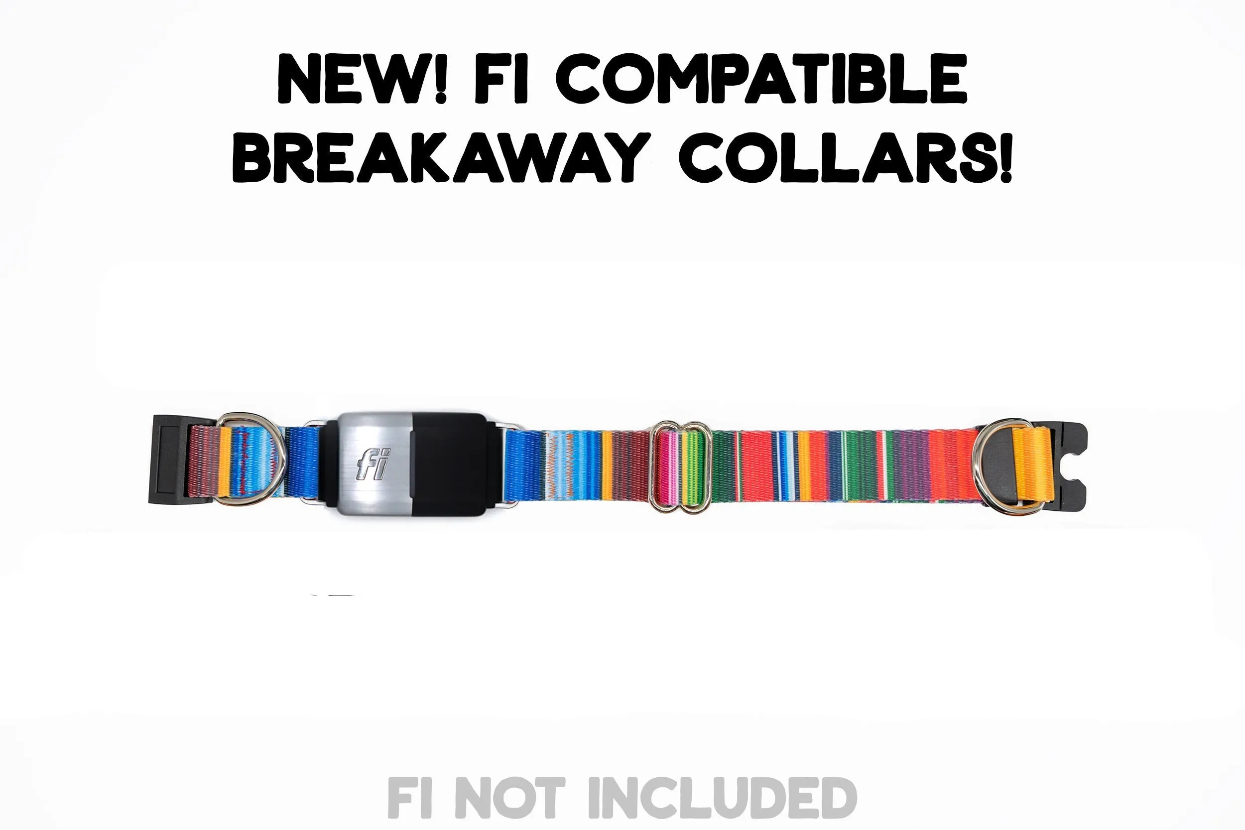 PRINTS - Fi Compatible BREAKAWAY Collars | 20  prints | without buckle | Series 3