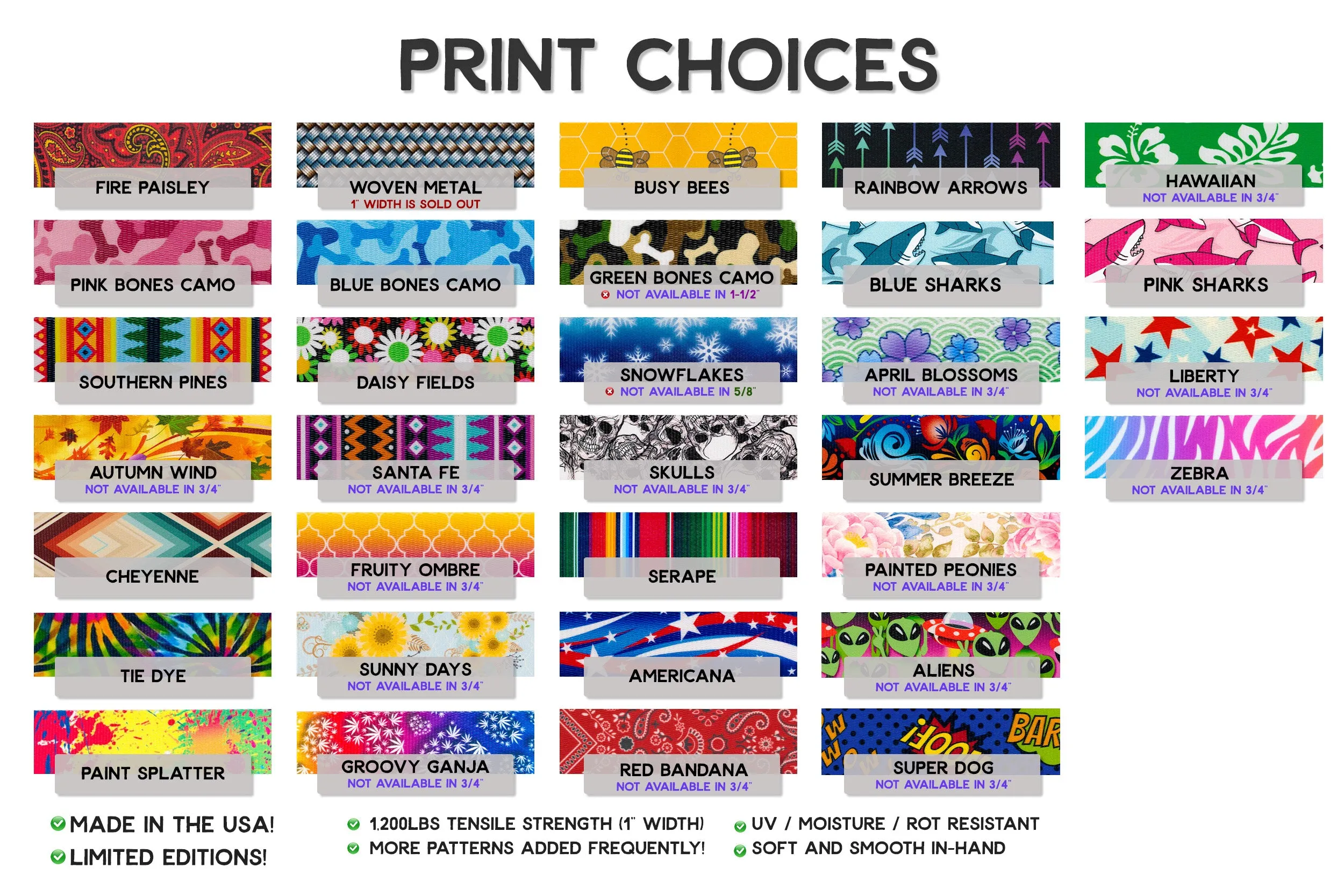 PRINTS - Fi Compatible BREAKAWAY Collars | 25 prints | Series 3
