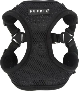 Puppia PARA-HC1533-BK-XL Black Soft Harness C Pet-Vest-Harnesses, X-Large