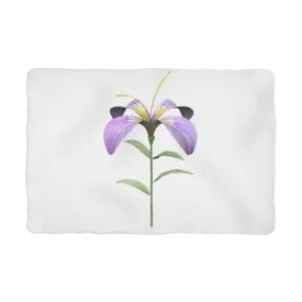 PurpleFlower2 Sublimation Pet Blanket