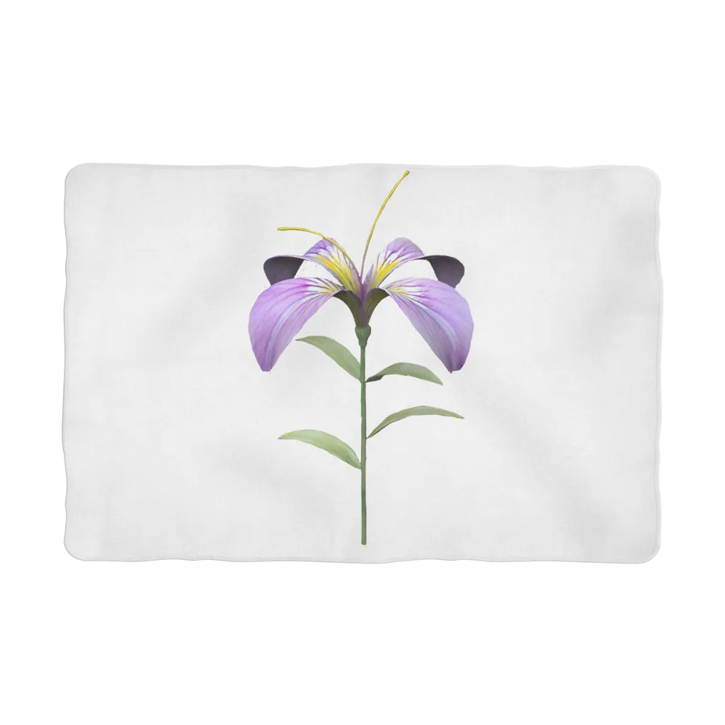 PurpleFlower2 Sublimation Pet Blanket