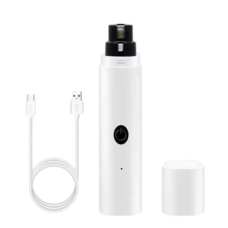 Rechargeable USB Dog and Cat Nail Grinder with LED Light